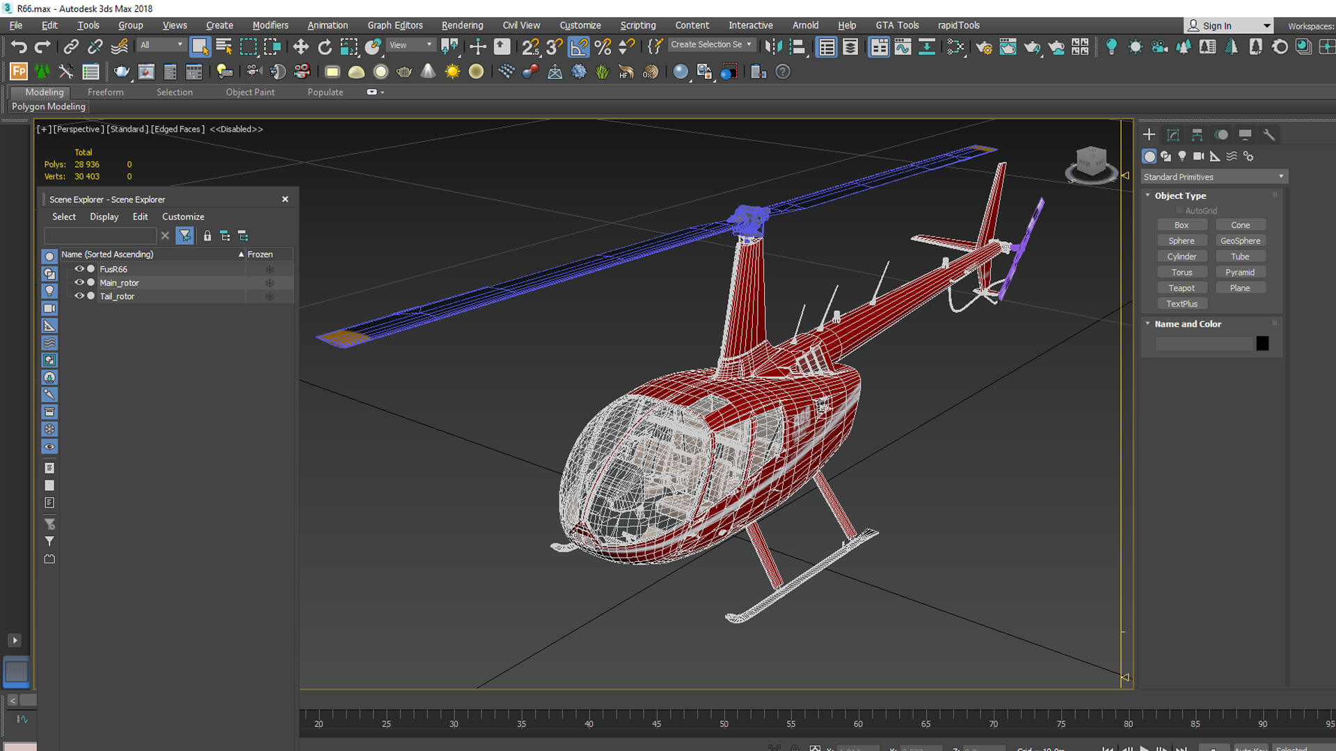 Robinson R66 - 3D Model by citizensnip