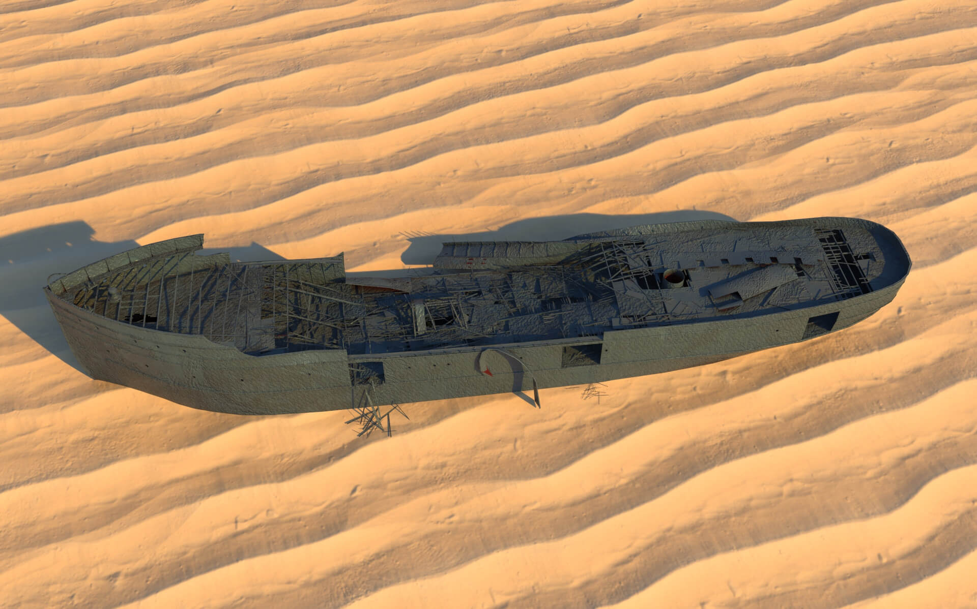 Ship Wreck Steamer - 3D Model by citizensnip