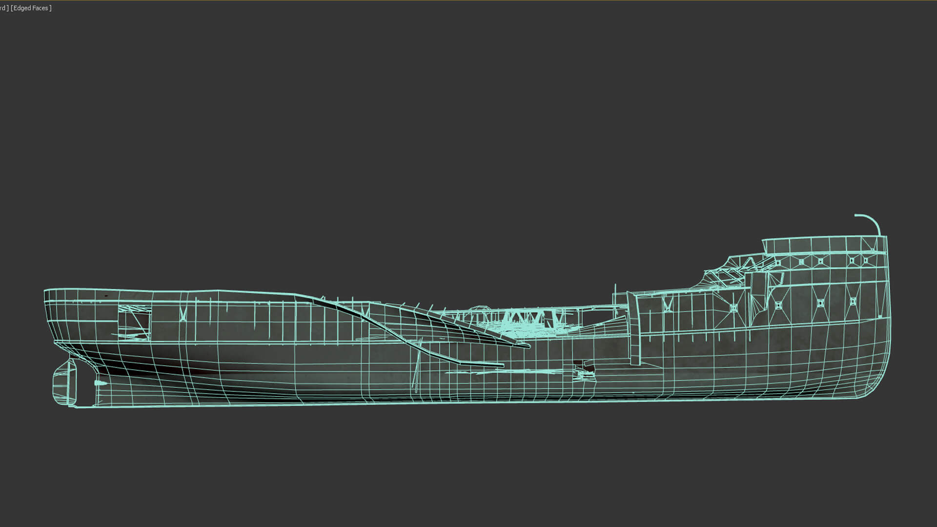 Ship Wreck Steamer - 3D Model by citizensnip