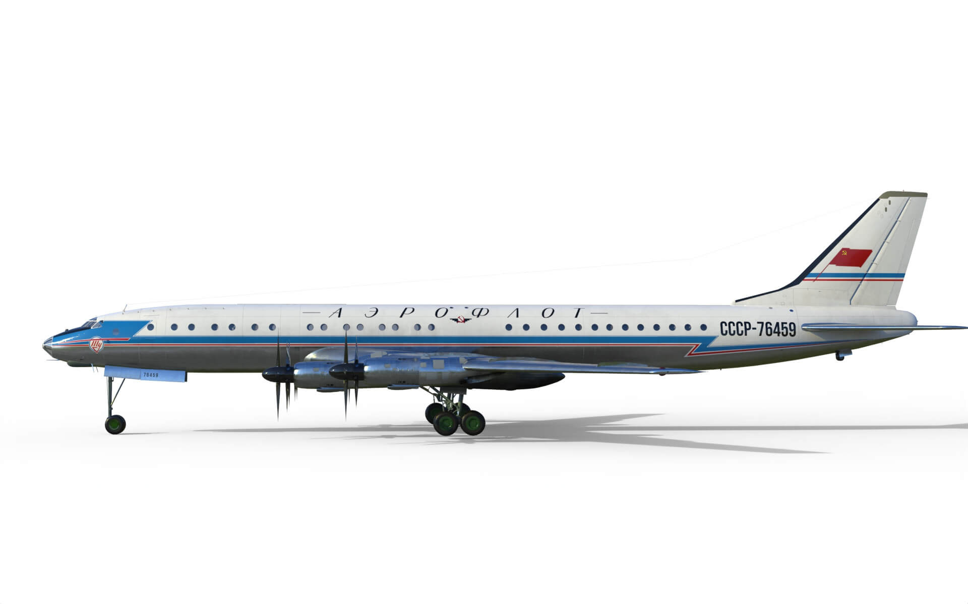 Tupolev Tu-114 3D Model by citizensnip