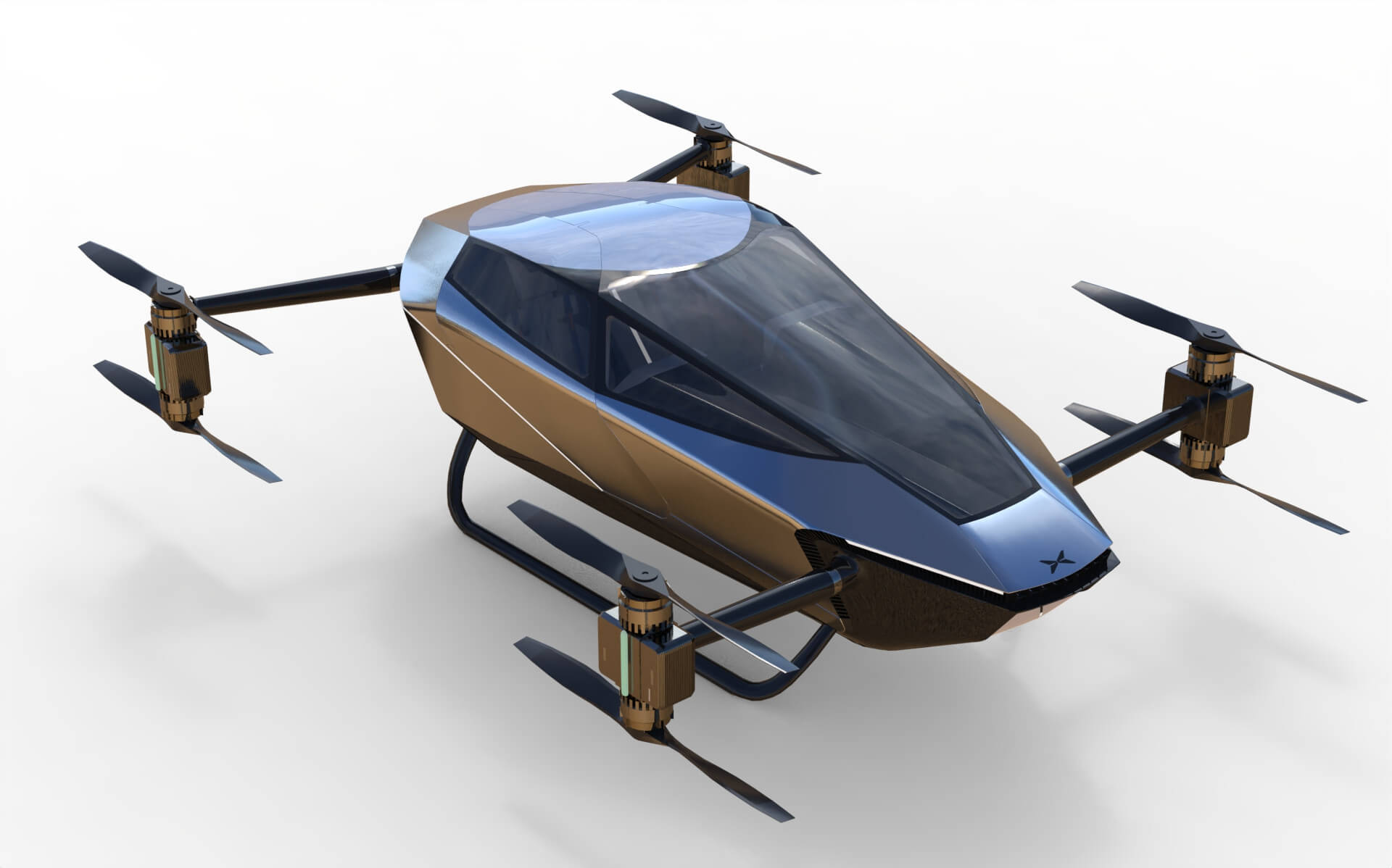 Xpeng X2 Flying Car EVTOL 3D Model By Citizensnip