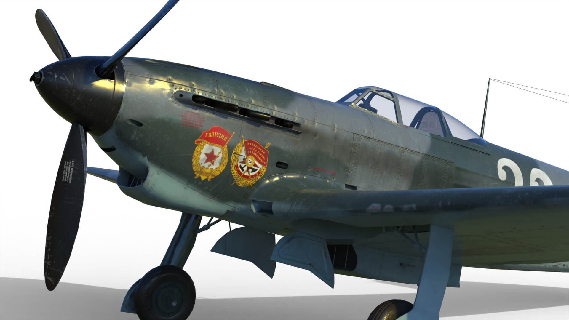 Yakovlev YAK 9 Fighter 3D Model By Citizensnip