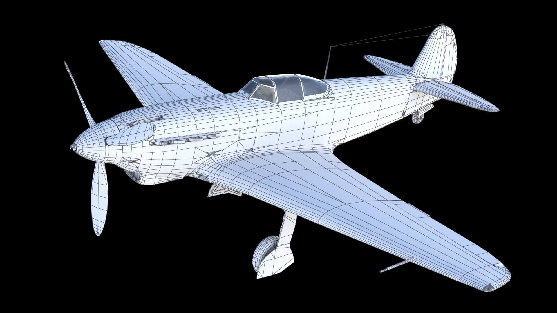 Yakovlev YAK 9 Fighter 3D Model By Citizensnip