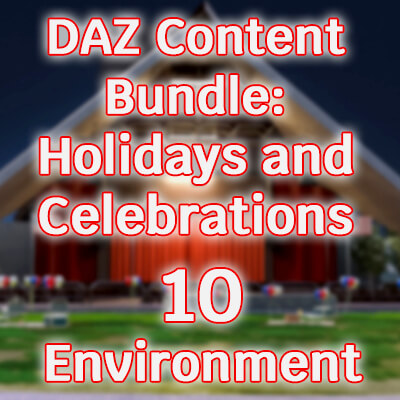 DAZ Content Bundle Holidays and Celebrations 10-Environment
