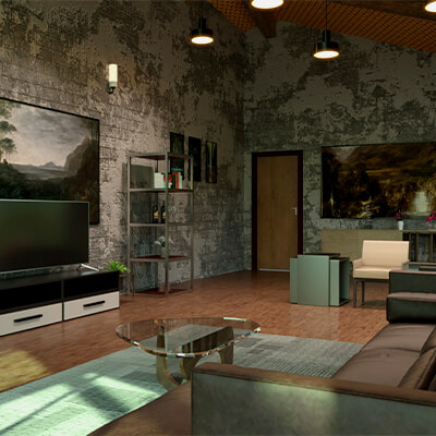 Energy Efficient Living Room by clacydarch