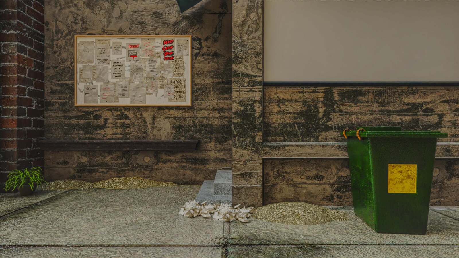 Simple Street Way 3D Render, Digital Art by clacydarch