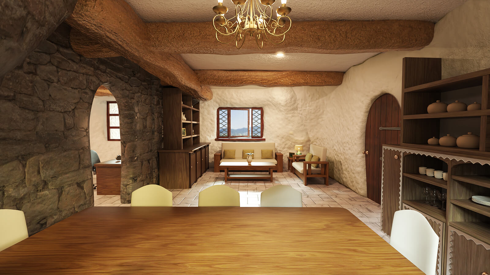Snow White Cottage 3D Render | RenderHub Gallery