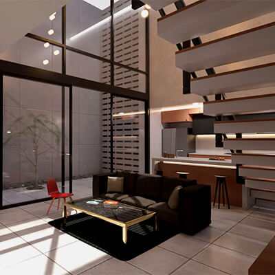 High Ceiling Living by clacydarch