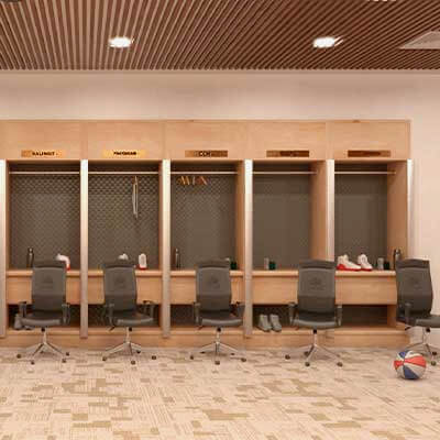 HS Basketball Locker Room