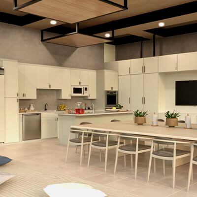 Open Office Cafeteria
