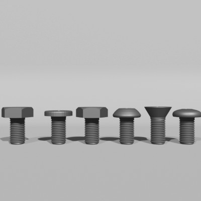 Bolts Differents Types