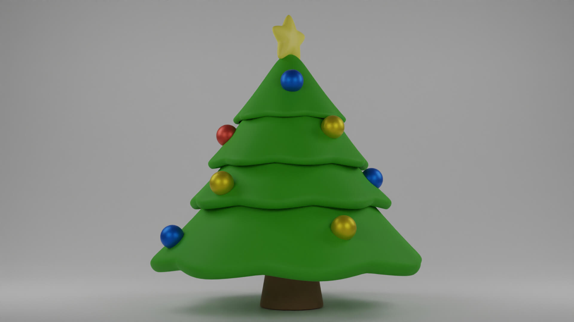 Christmas Tree - 3D Model by clickdamn