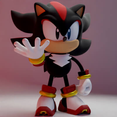 Classic Shadow The Hedgehog