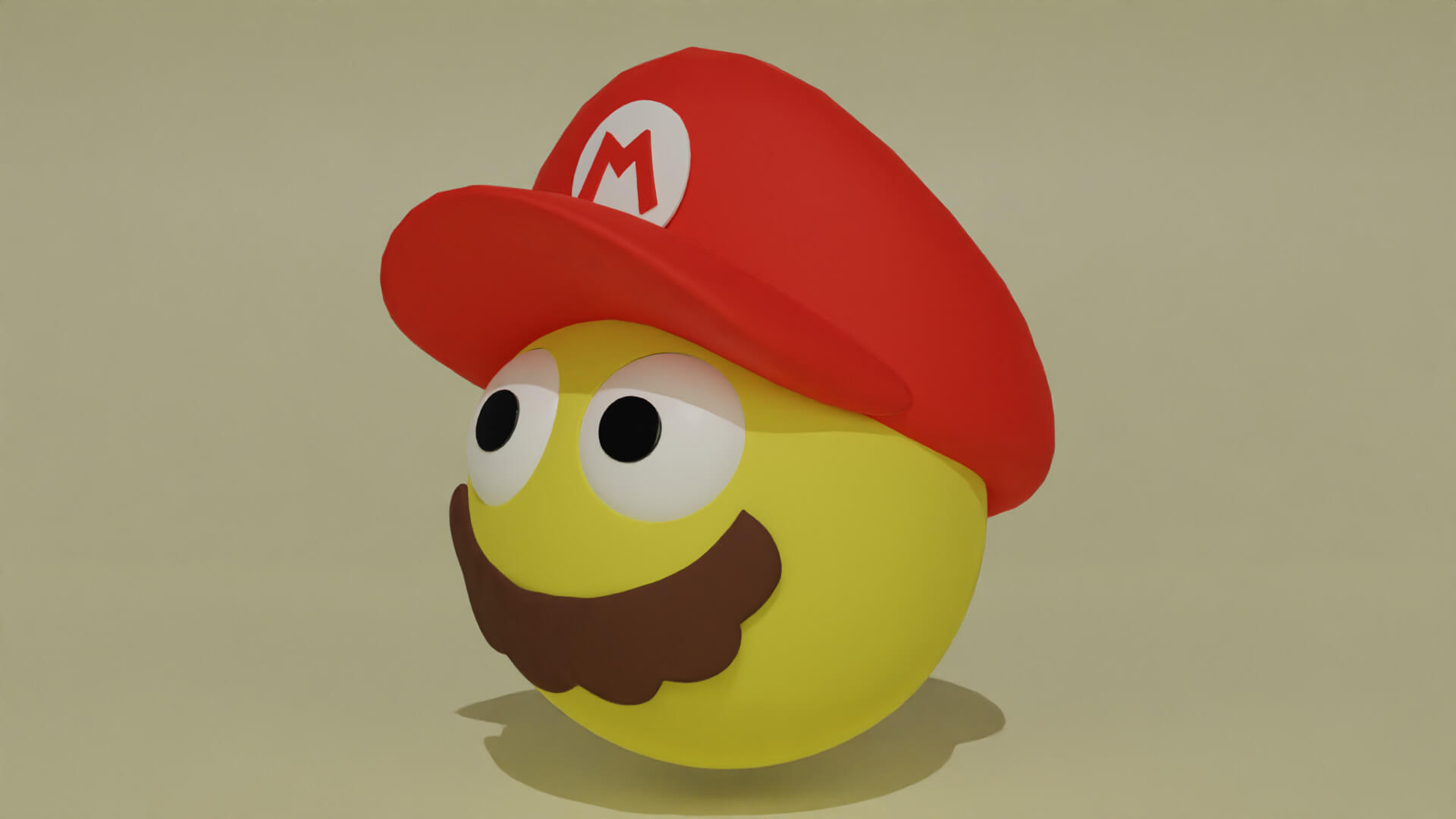 Emoji Mario from Super Mario 3D Model by clickdamn
