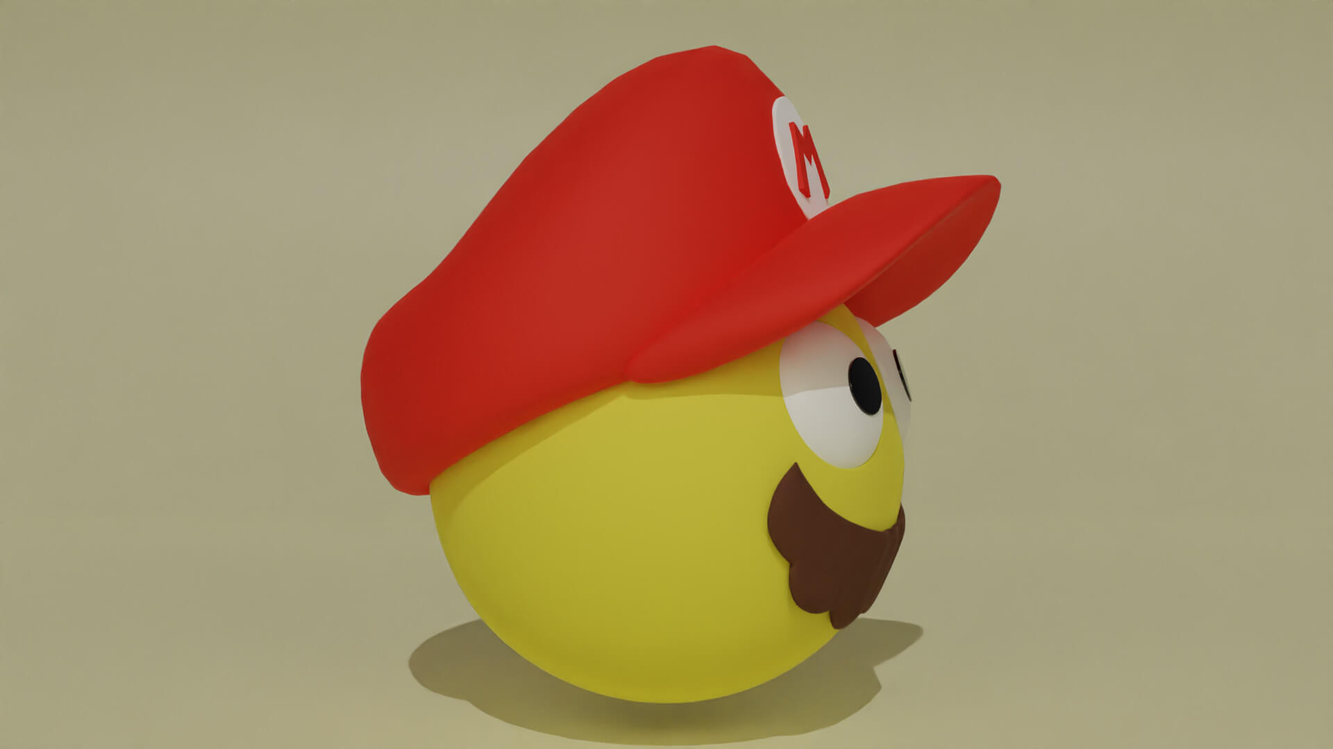 Emoji Mario from Super Mario 3D Model by clickdamn