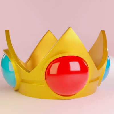 Princess Peachs Crown Mario