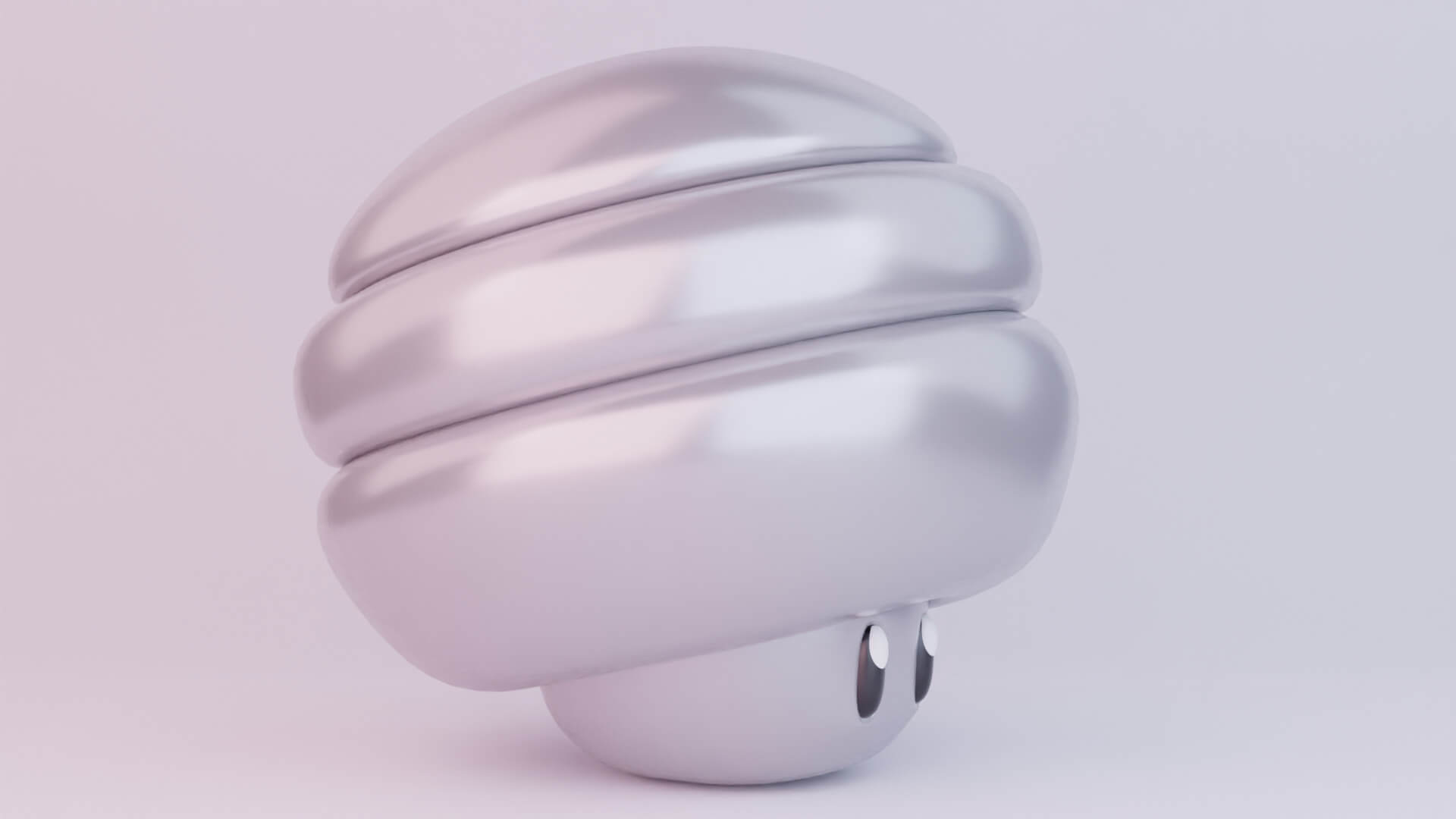 Spring Mushroom From Mario's Games - 3D Model by clickdamn