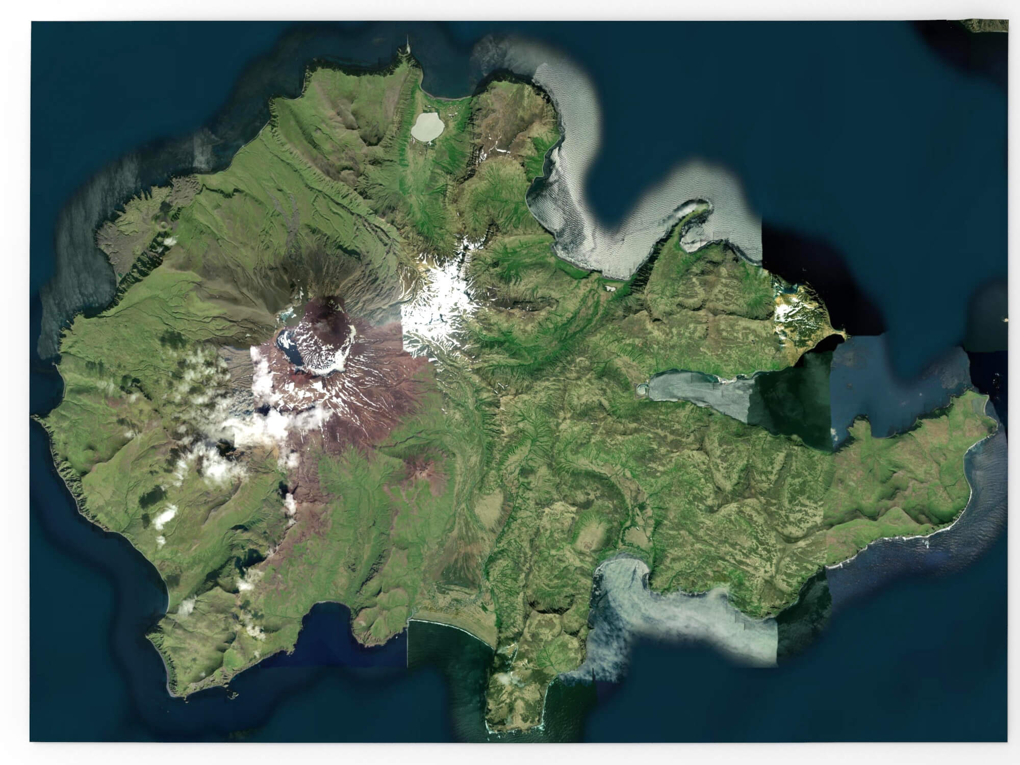 Akutan Island Alaska USA 3D Model by