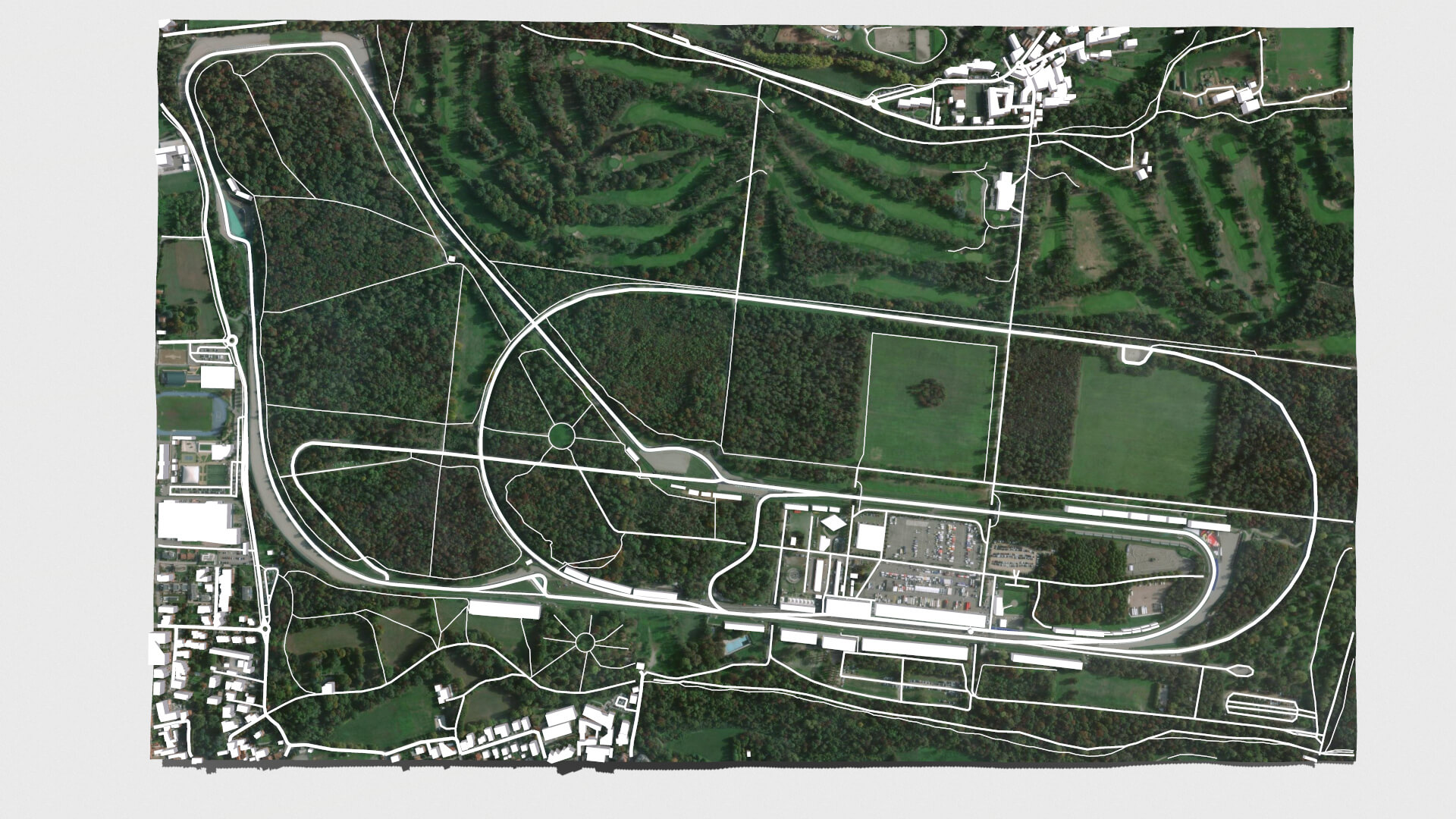 Sticker Circuit Monza - ref.d12950 | MPA Déco