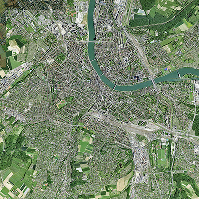 Cityscape Basel Switzerland - 3D Model by clickshop3d