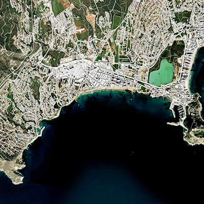 3D Map - Cityscape Calp Alicante Spain by clickshop3d