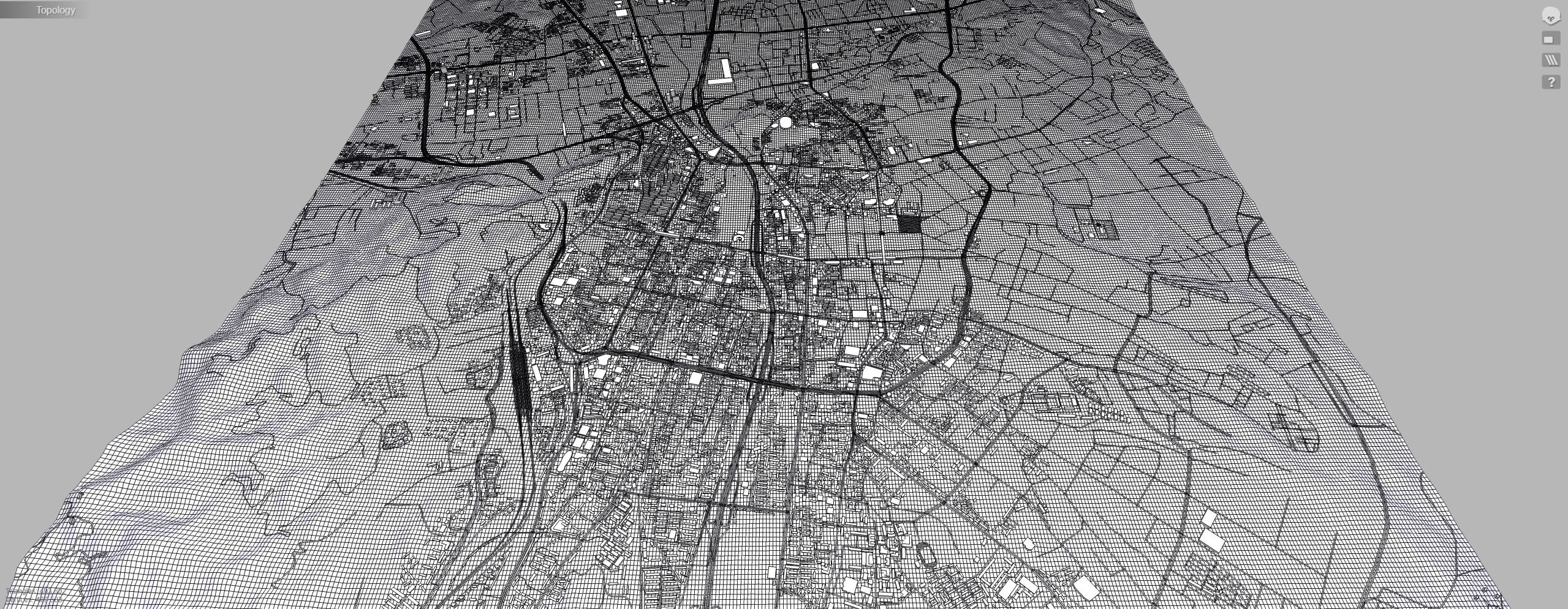 Cityscape Urumqi China - 3D Model by clickshop3d