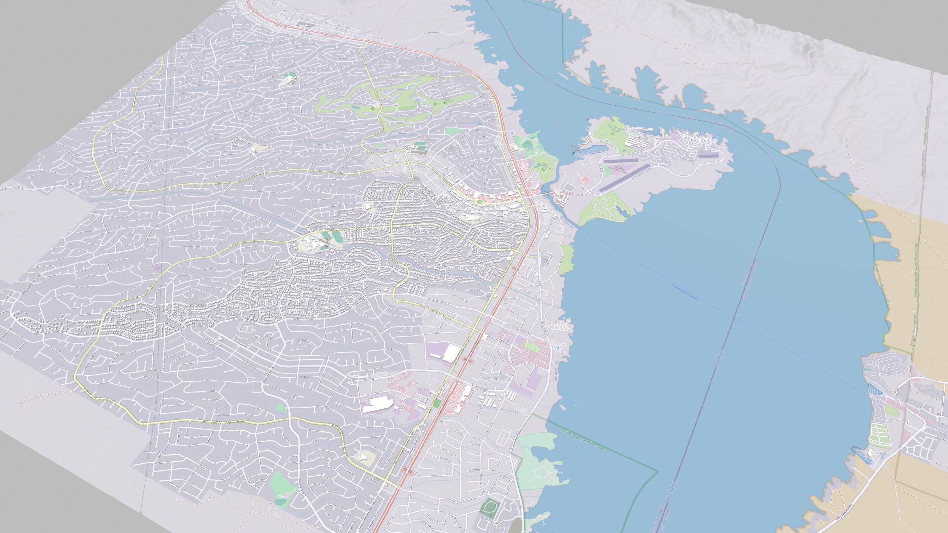 Lake Havasu City USA 3D Model by