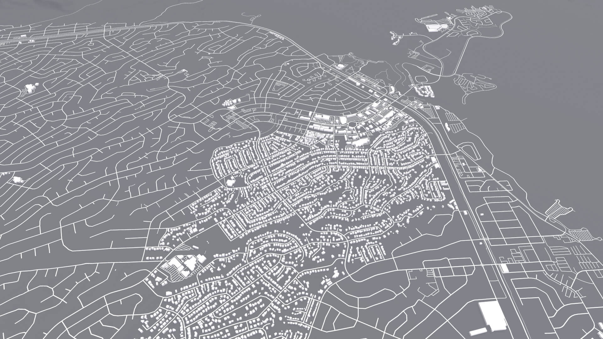 Lake Havasu City USA 3D Model by