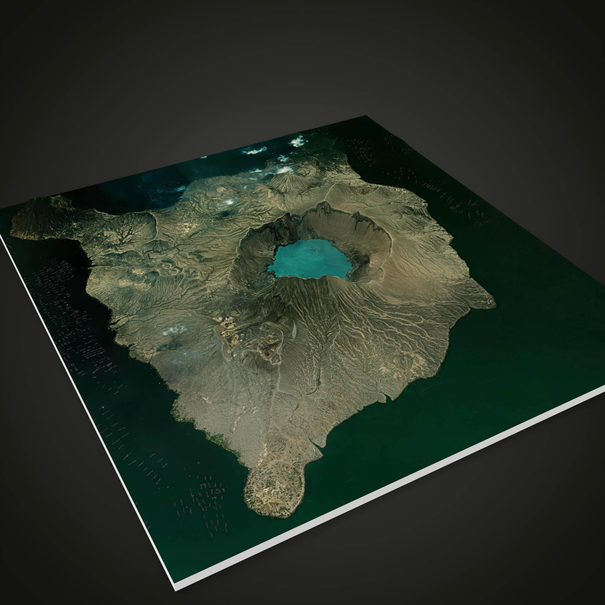 Mountain Landscape Taal Volcano - 3D Model by clickshop3d