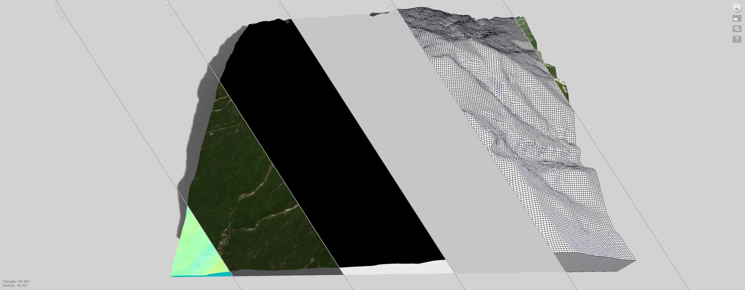 Mountain Landscape Volcano Ontake Japan - 3D Model by clickshop3d