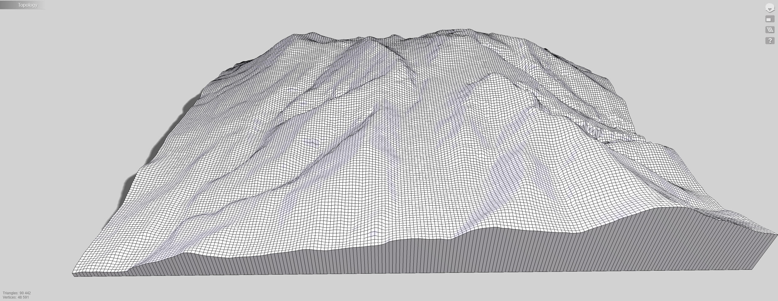 Mountain Landscape Volcano Ontake Japan - 3D Model by clickshop3d