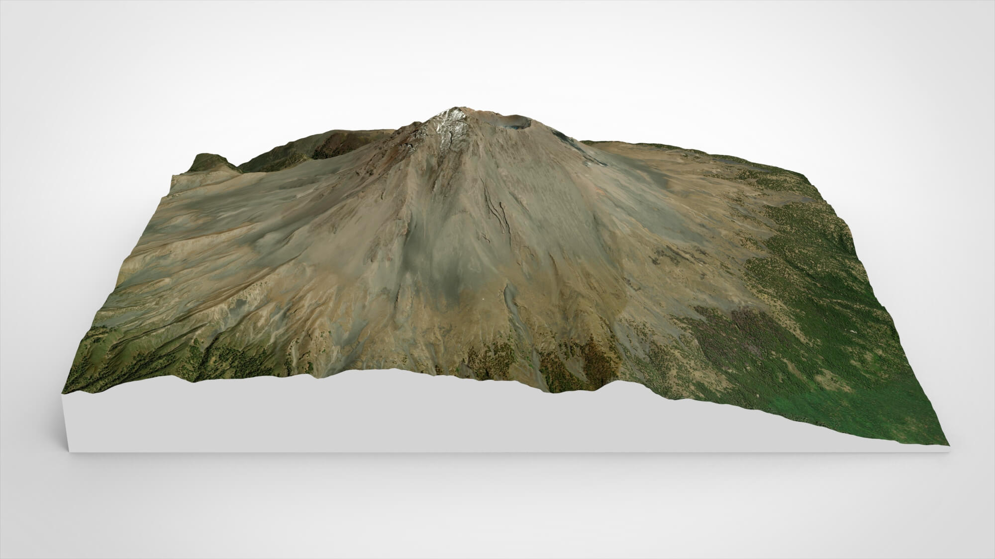 Mountain Landscape Volcano Popocatepetl Mexico - 3D Model by clickshop3d