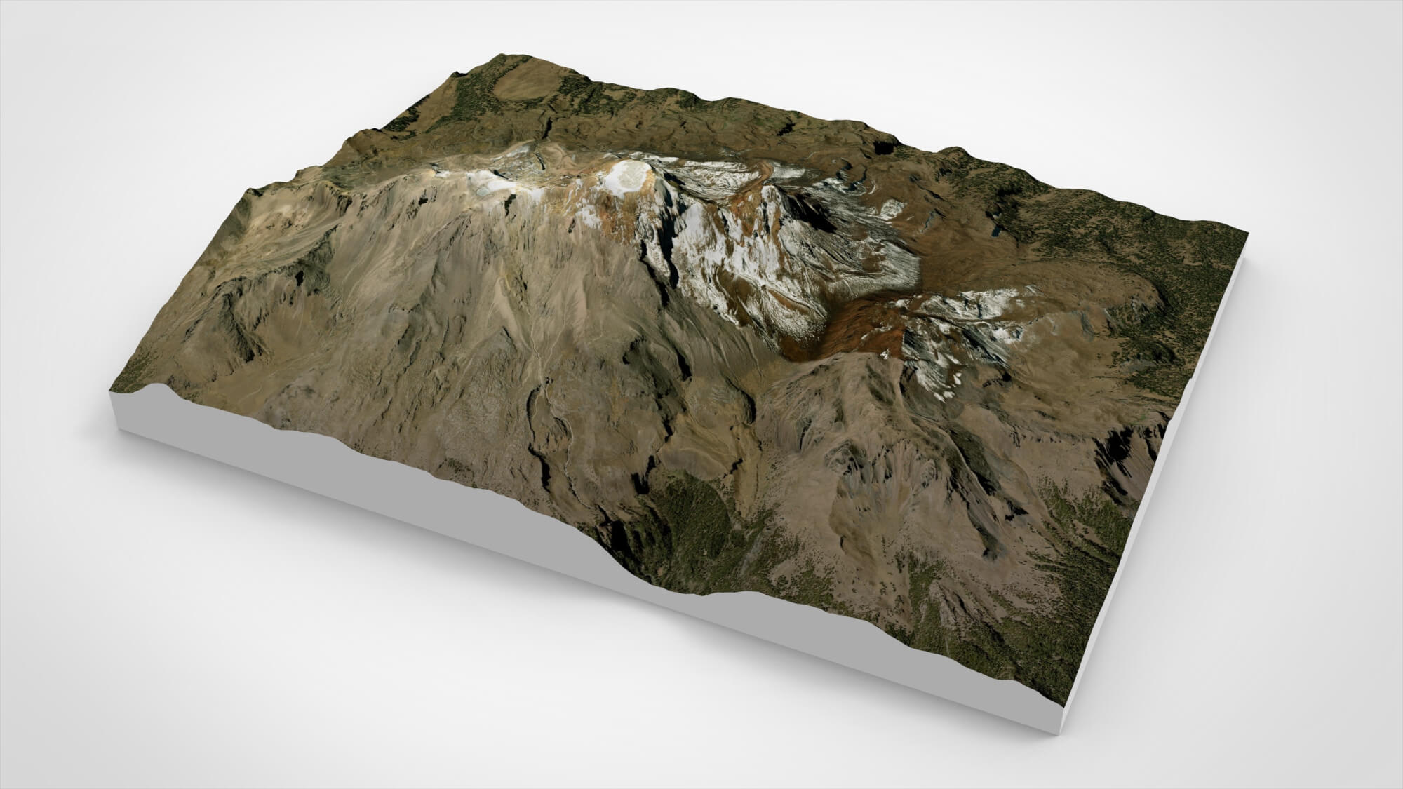Mountan Landscape Volcano Iztaccihuatl Mexico - 3D Model by clickshop3d