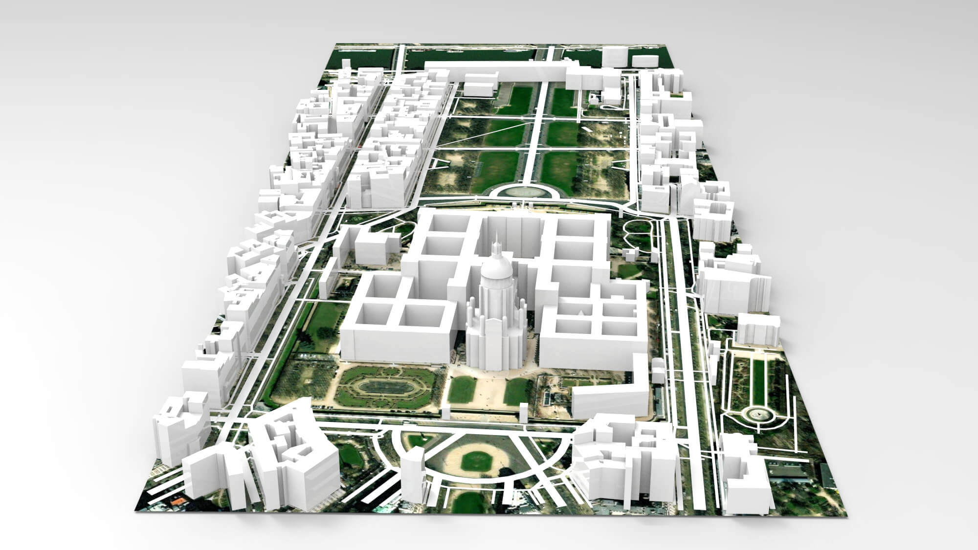 St Louis Des Invalides Cathedral - 3D Model by clickshop3d
