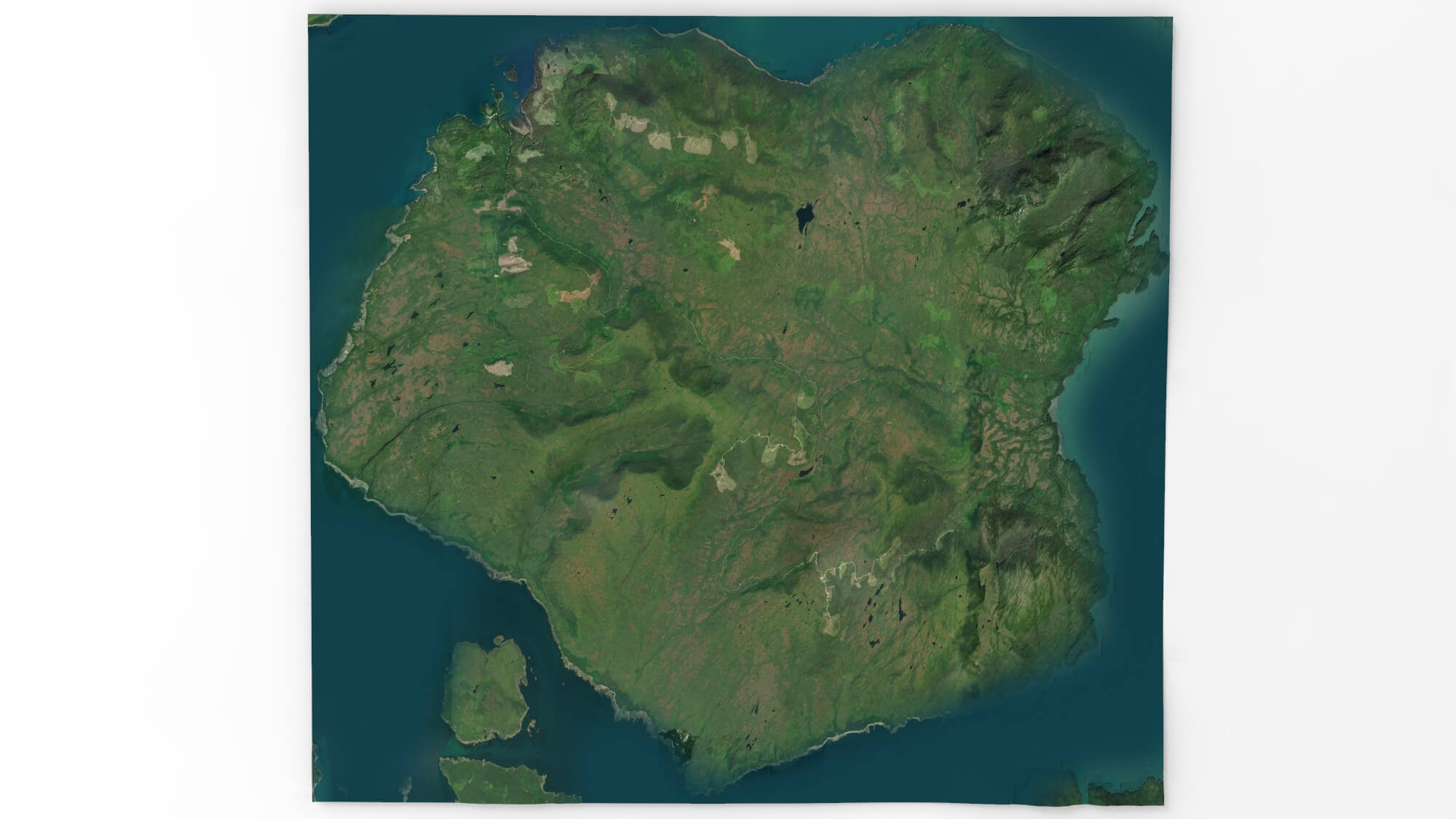 Zarembo Island Alaska USA 3D Model by