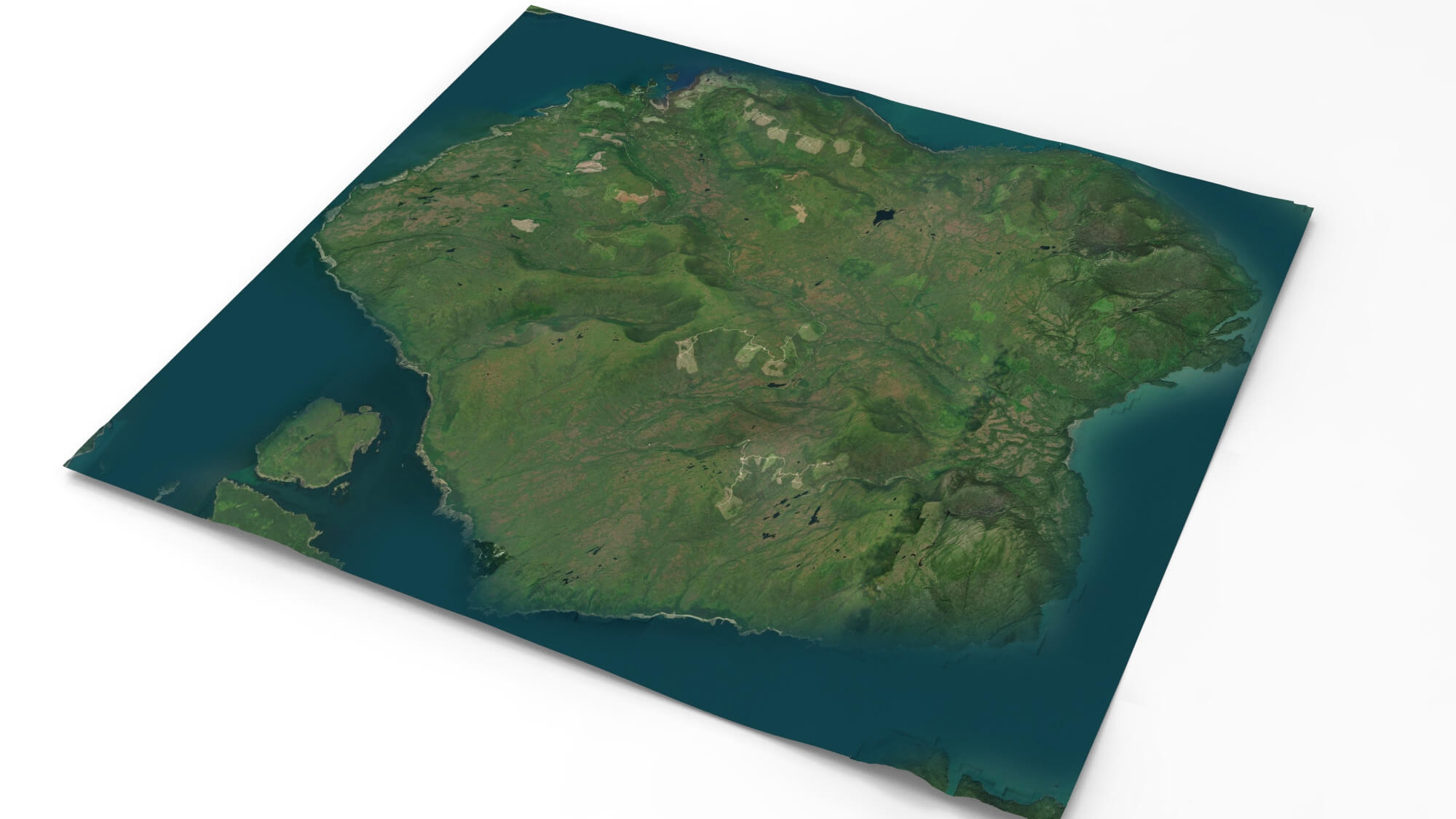 Zarembo Island Alaska USA 3D Model by