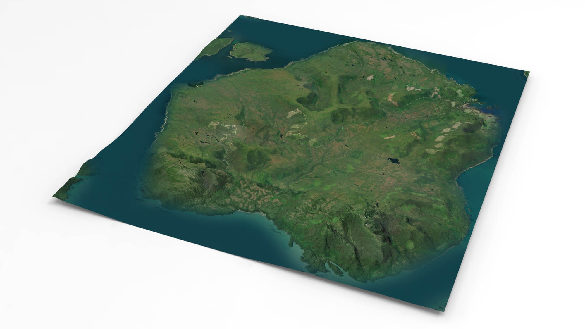 Zarembo Island Alaska USA 3D Model by