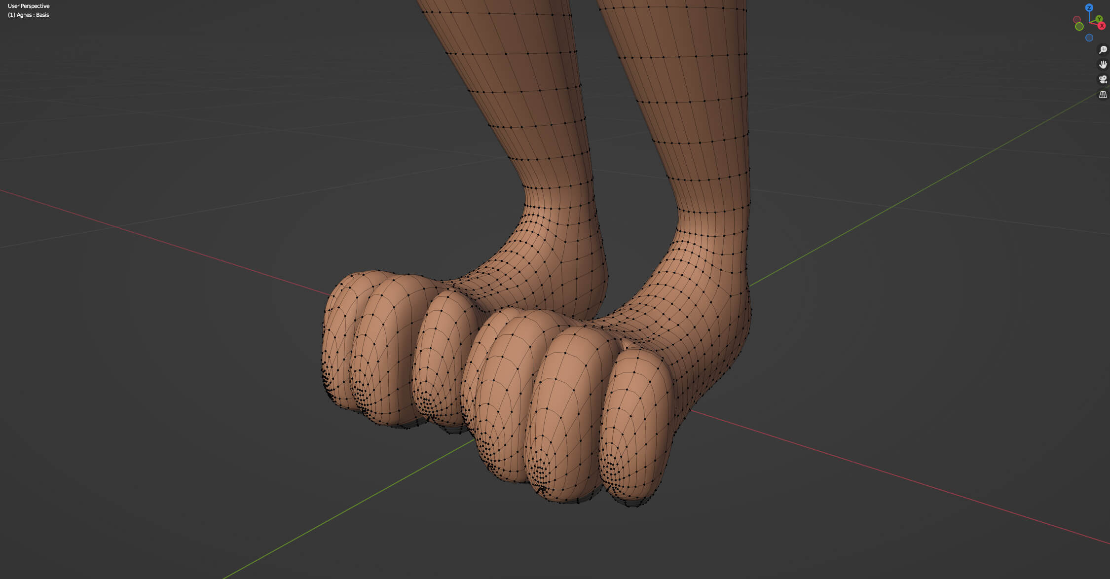 Agnes Anthro Fox - 3D Model by CM Studios