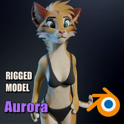 Aurora Anthro Cat
