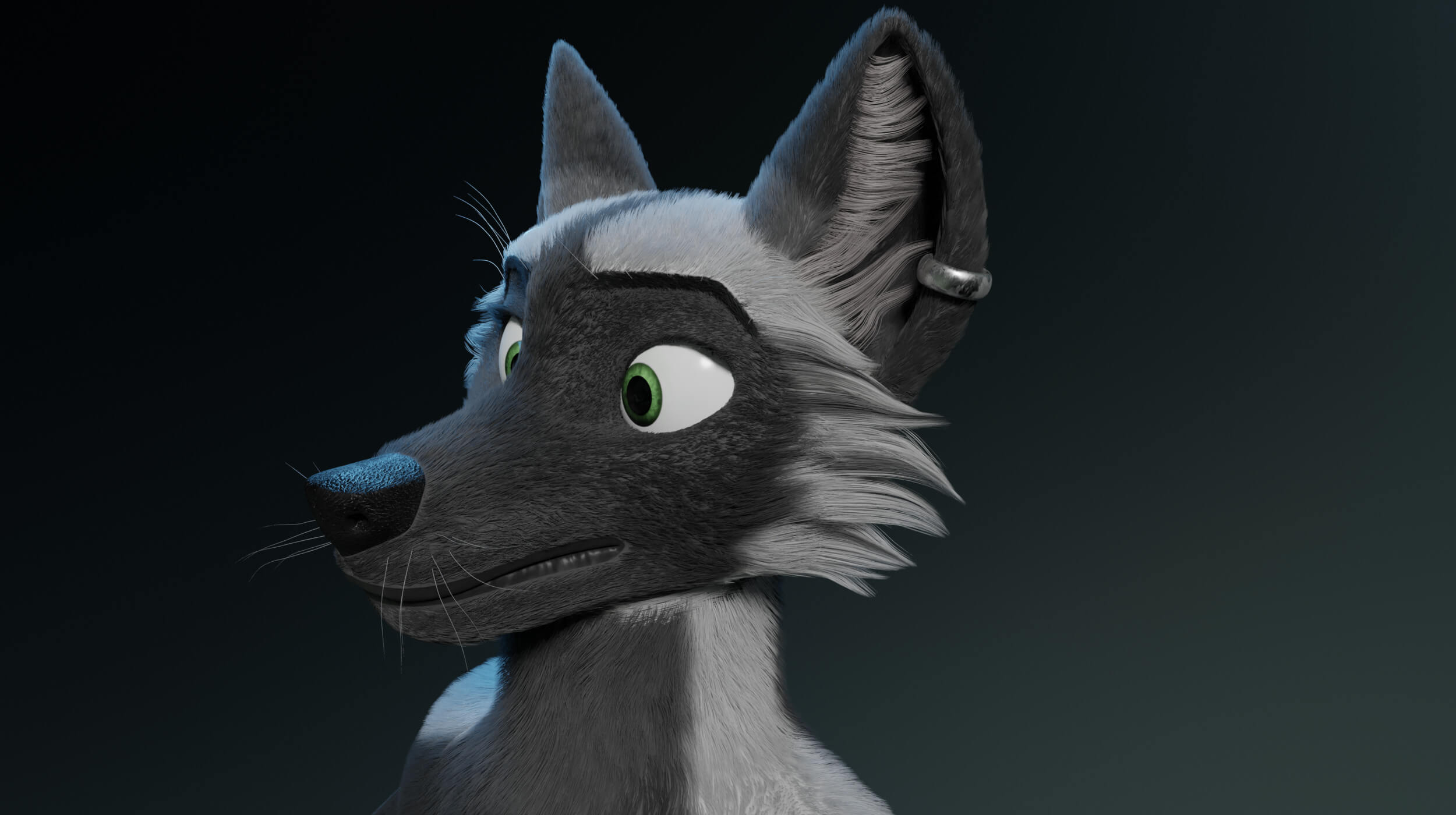 Chloe Anthro Fox - 3D Model by CM Studios