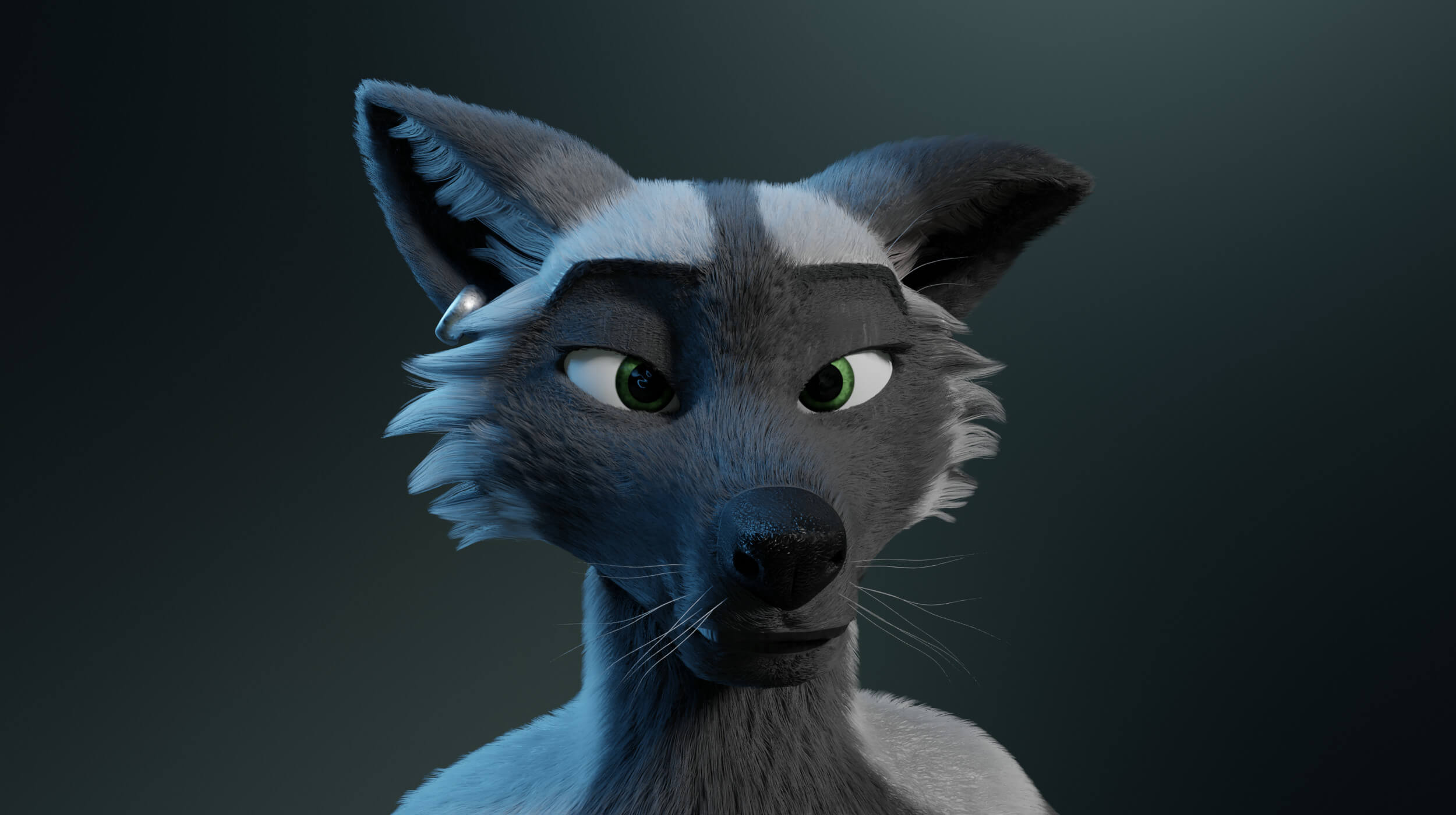 Chloe Anthro Fox - 3D Model by CM Studios