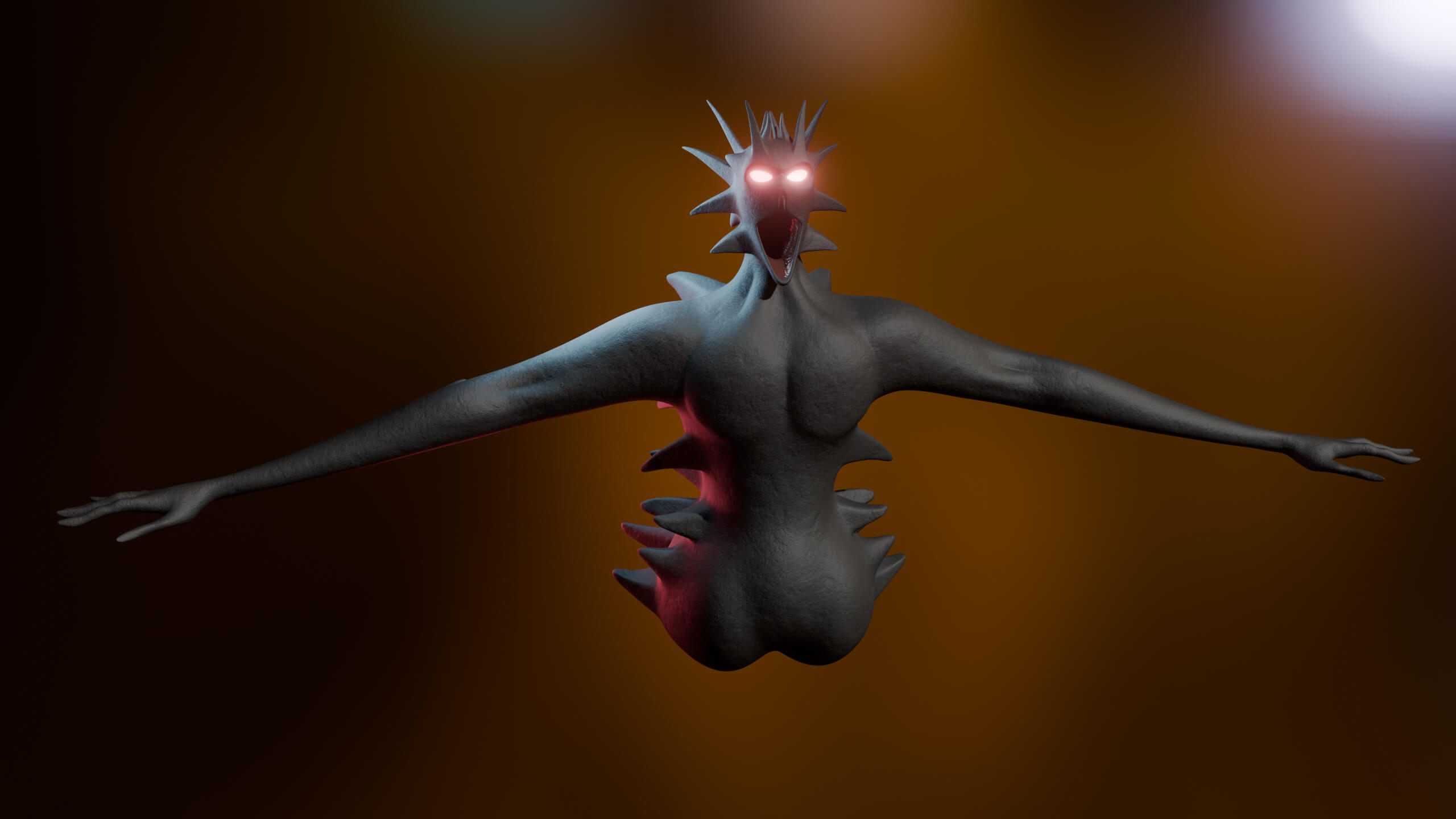 Giant Entity Giant Cursed Slender Entity - 3D Model by CM Studios