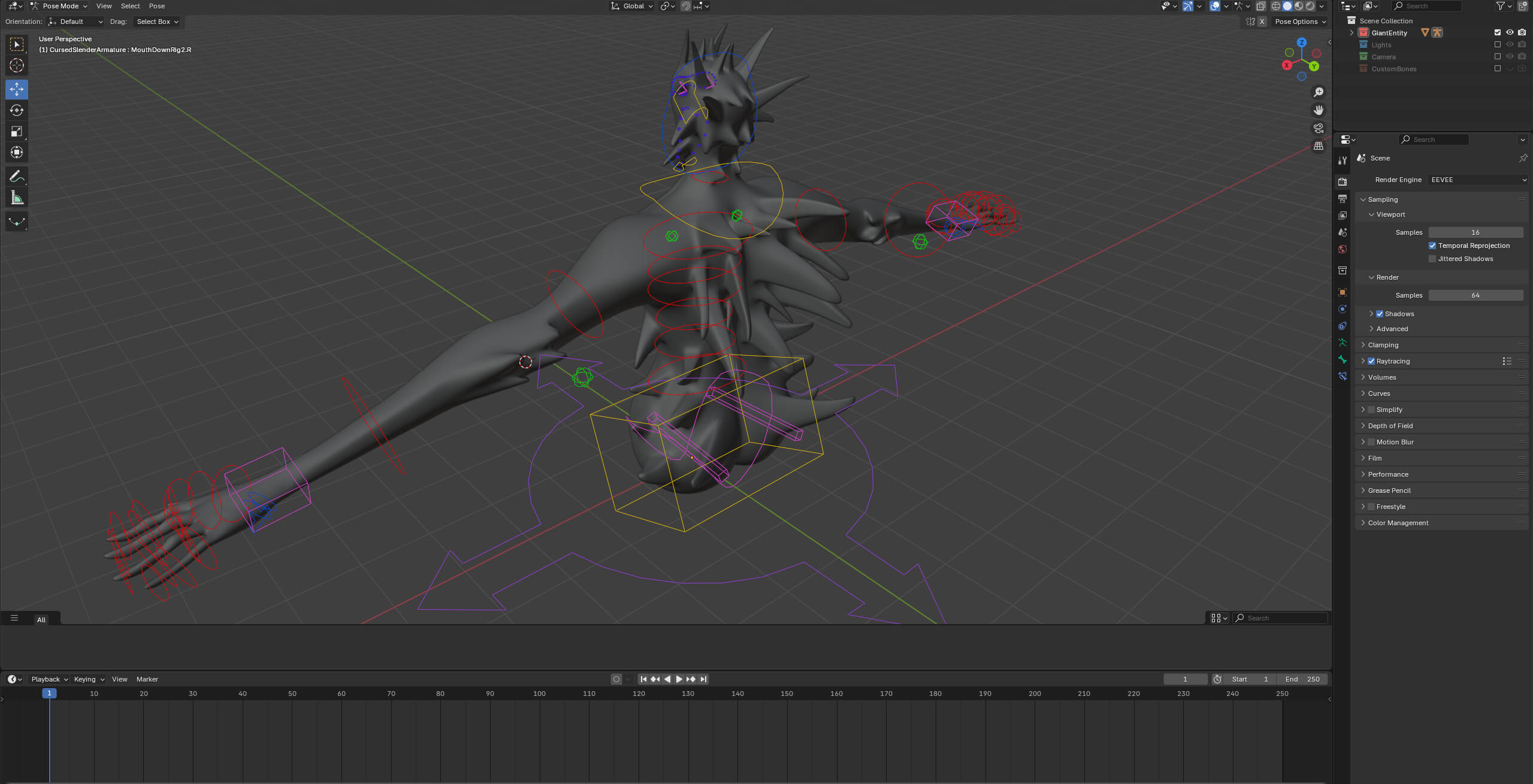 Giant Cursed Slender Entity - 3D Model by CM Studios