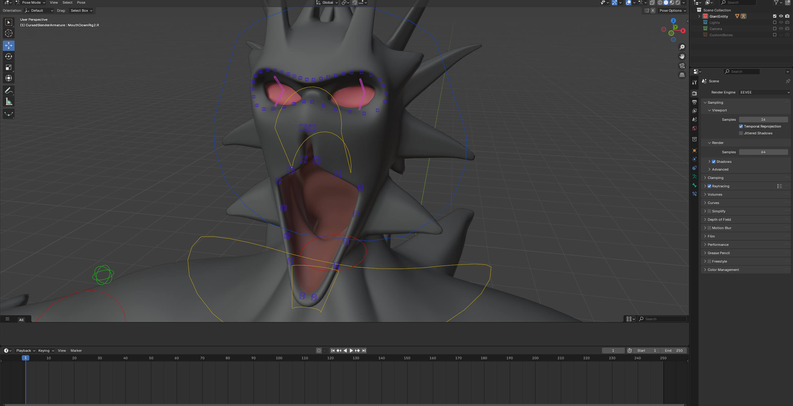 Giant Cursed Slender Entity - 3D Model by CM Studios
