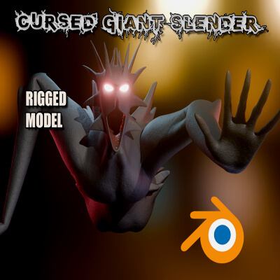 Giant Cursed Slender Entity