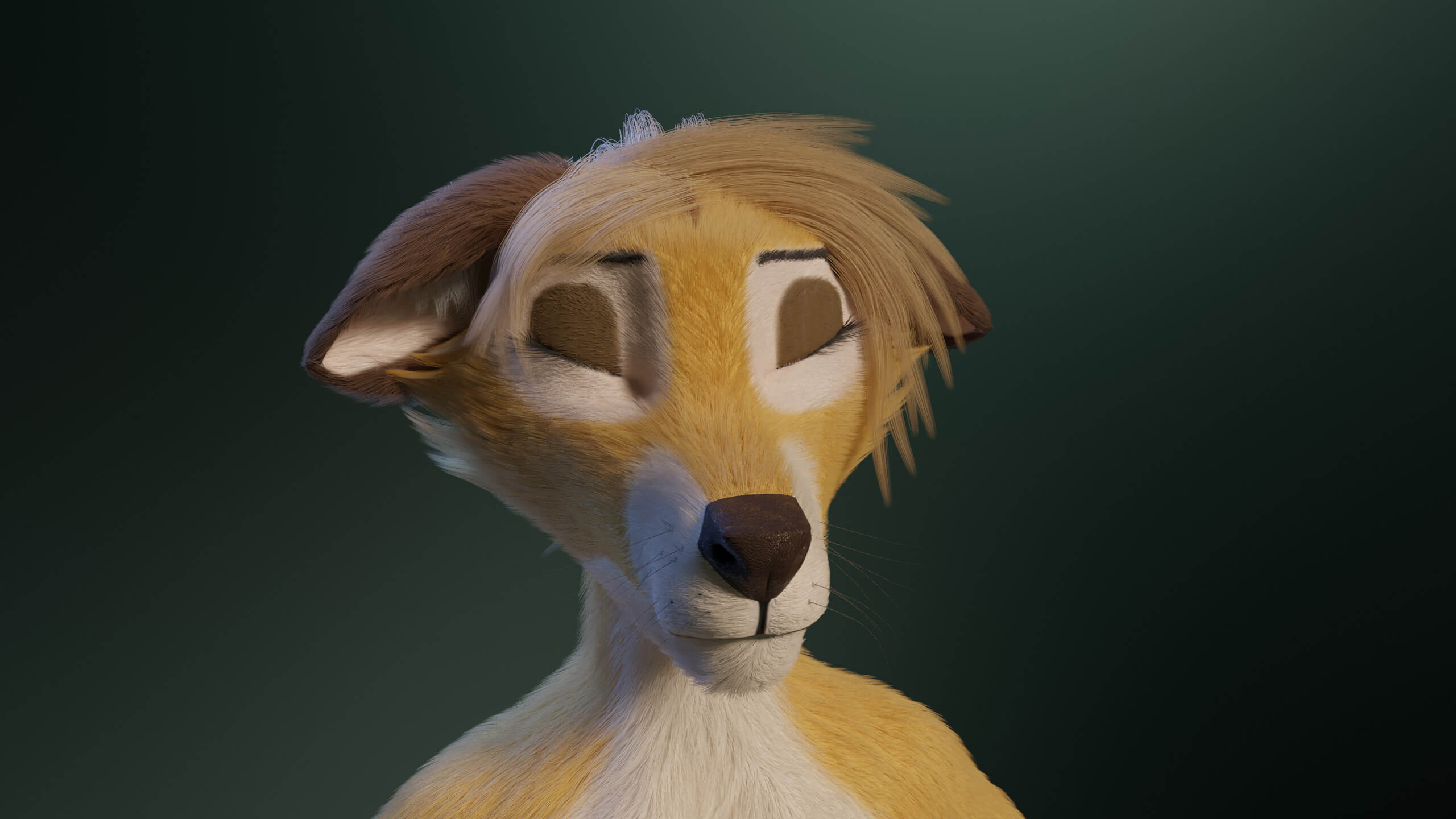 Nara Anthro Fox - 3D Model by CM Studios