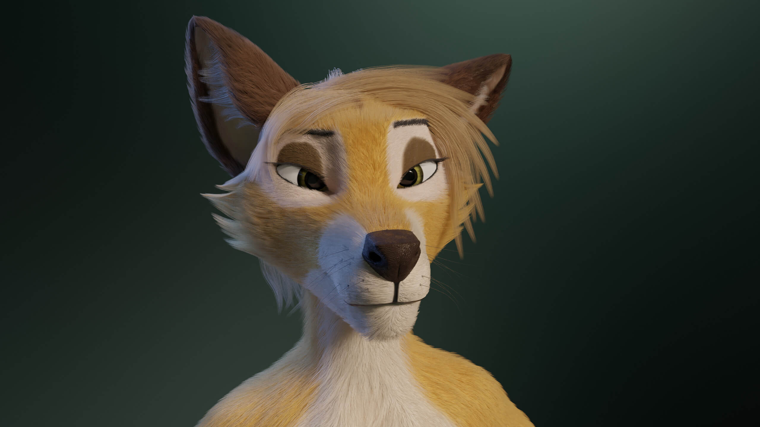 Nara Anthro Fox - 3D Model by CM Studios