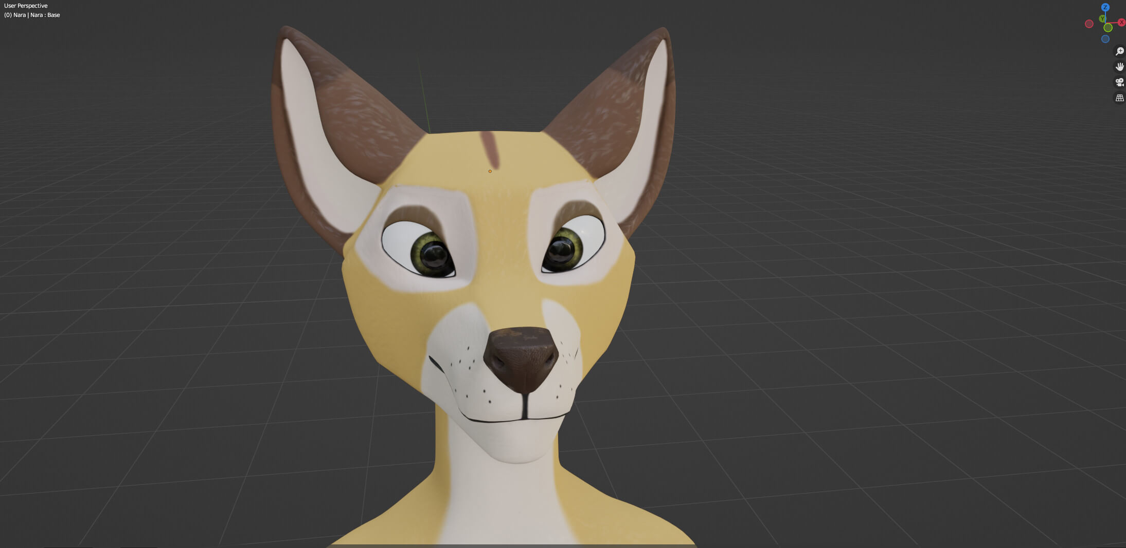 Nara Anthro Fox - 3D Model by CM Studios