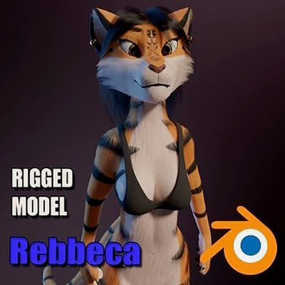 Rebbeca Anthro Tiger