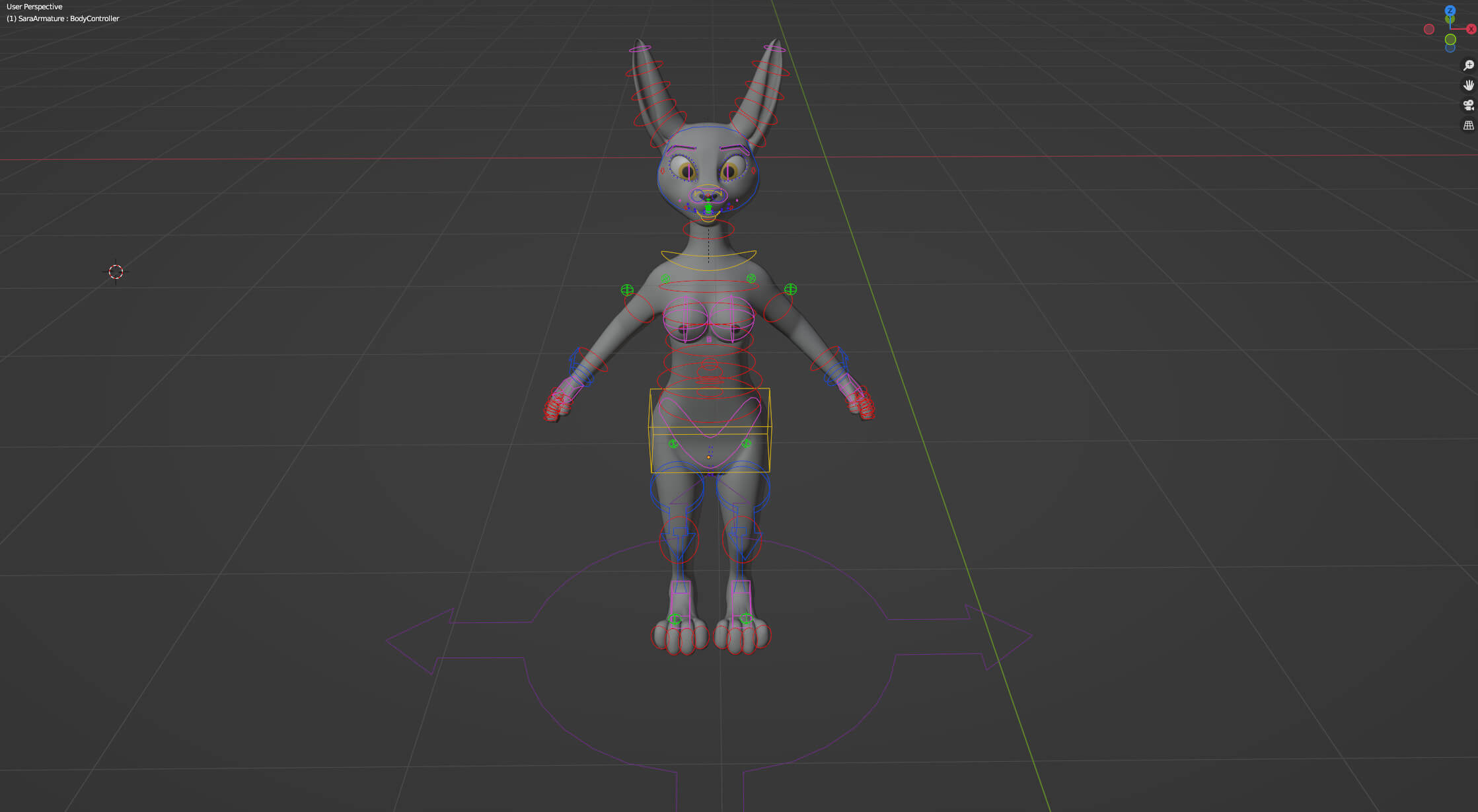 Sara Anthro Rabbit - 3D Model by CM Studios